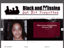 Tablet Screenshot of blackandmissing.org